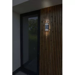 LUTEC FOCUS outdoor wall lamp with a motion sensor