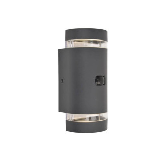 LUTEC FOCUS outdoor wall lamp with a motion sensor 2xGU10