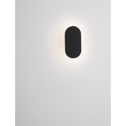 LUCES SALTILLO LE71481 black outdoor wall lamp IP54 LED 10,3W 3000K