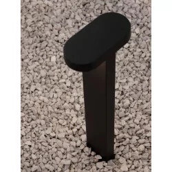 LUCES SALTILLO LE71482/3 black outdoor LED bollard 50cm, 75cm