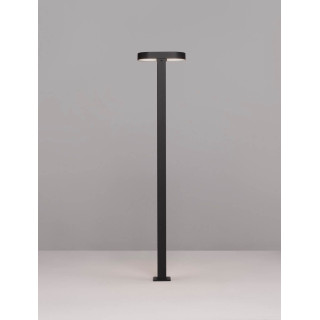 LUCES SALTILLO LE71482/3 black outdoor LED bollard 50cm, 75cm