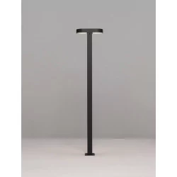 LUCES SALTILLO LE71482/3 black outdoor LED bollard 50cm, 75cm