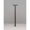 LUCES SALTILLO LE71482/3 black outdoor LED bollard 50cm, 75cm