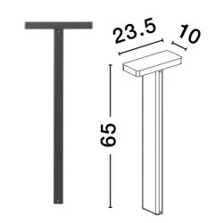 LUCES ACAMBARO LE71484 lampa zewnętrzna IP65 LED 16W