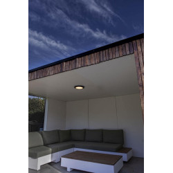 LUTEC KAYAH round ceiling lamp outdoor LED