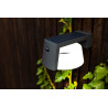 LUTEC MOON SOLAR outdoor wall lamp with a motion sensor