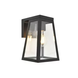 LUTEC GOLETA outdoor LED wall/ceiling lamp black IP44