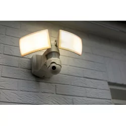 LUTEC LIBRA Outdoor wall lamp with motion sensor