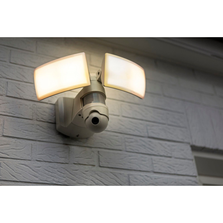 LUTEC LIBRA Outdoor wall lamp with motion sensor