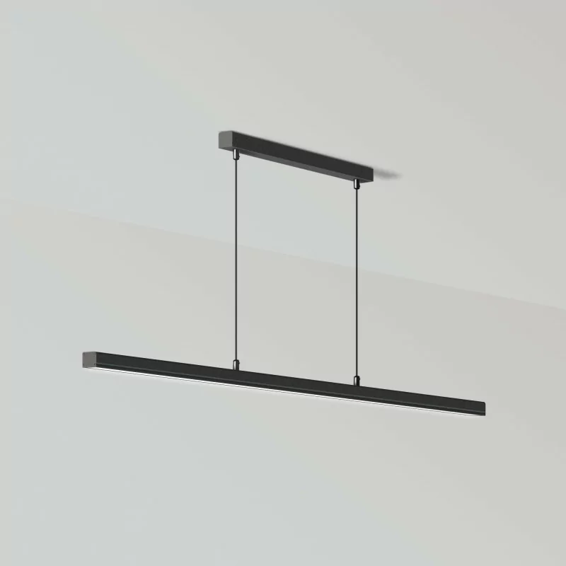 ELKIM PIETRA/Z 133 hanging lamp LED 61-181cm white, black, silver