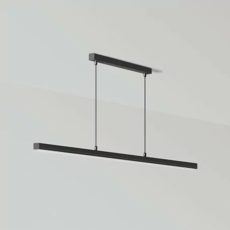 ELKIM PIETRA/Z 133 hanging lamp LED 61-181cm white, black, silver