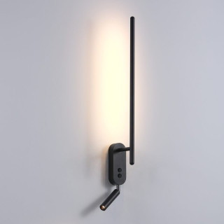 ELKIM LINE 473 kinkiet LED czarny pionowy z reflektorkiem 3W