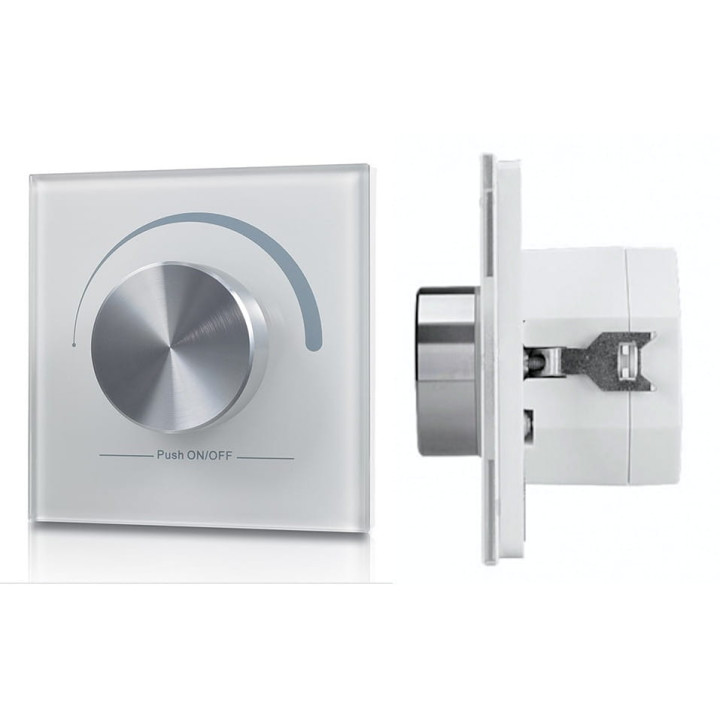 Rotary dimmer DALI MCU driver with power supply glass