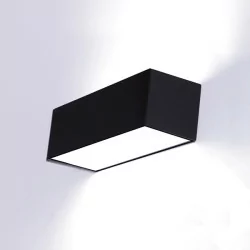 Wall lamp LED ELKIM LUPO 180 white, black