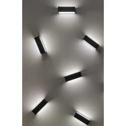 Wall lamp LED ELKIM LUPO 180 white, black