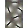 Wall lamp LED ELKIM LUPO 180 white, black