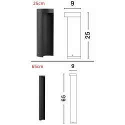 LUCES MOROLEON LE71490/1 lampa zewnętrzna IP54 LED 8,5W