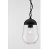 LUCES JUCHITAN LE71501 dark grey pendant lamp clear glass E27 IP54