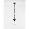 LUCES JUCHITAN LE71501 dark grey pendant lamp clear glass E27 IP54