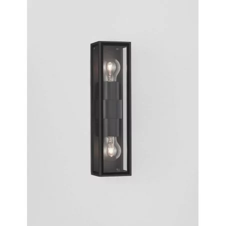 LUCES CHETUMAL LE71510  anthracite outdoor wall lamp IP54 2x bulbs E27