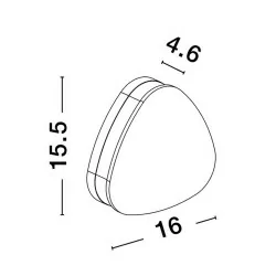 LUCES PROGRESO LE71518 anthracite outdoor wall lamp IP65 LED 3000K