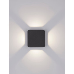 LUCES TEHUACAN LE71521 anthracite outdoor wall lamp IP65 LED 8W 3000K