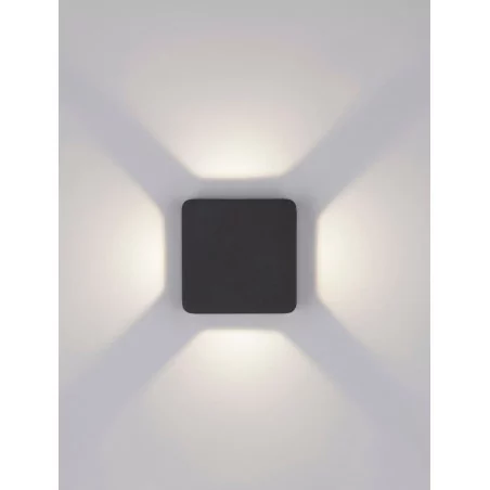 LUCES TEHUACAN LE71521 anthracite outdoor wall lamp IP65 LED 8W 3000K