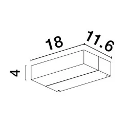 LUCES CHIHUAHUA LE71525 ruchomy kinkiet zewnętrzny LED 10W