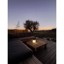 LUCES MATAMOROS LE71534 black table lamp LED 2W IP54 outdoor portable