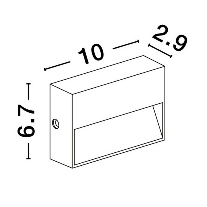 LUCES MATEHUALA LE71538 schodowa zewnętrzna LED IP54 1,5W