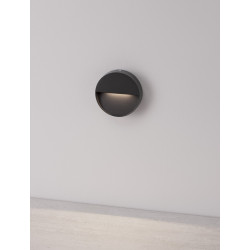 LUCES POZARICA LE71539 Round wall outdoor lamp LED 1,5W IP54 anthracite