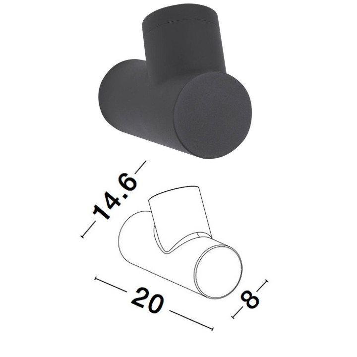 LUCES MANICARAGUA LE71555 modern wall outdoor lamp for bulbs GU10