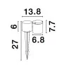 LUCES MEJORADA LE71558 outdoor GU10 lamp IP54 black reflector