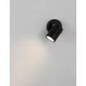 LUCES CUMANAYAGUA LE71563/4 black LED outdoor wall lamp IP65 movable