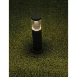 LUCES SALSIPUEDES LE71573 black outdoor LED bollard 10W 3000K IP65