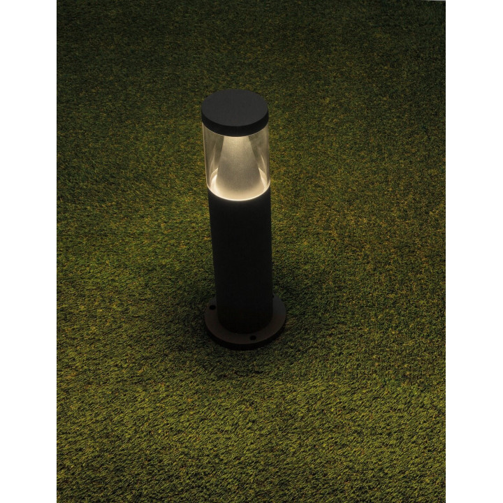 LUCES SALSIPUEDES LE71573 czarny słupek zewnętrzny ogrodowy LED 10W