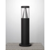 LUCES SALSIPUEDES LE71573 black outdoor LED bollard 10W 3000K IP65