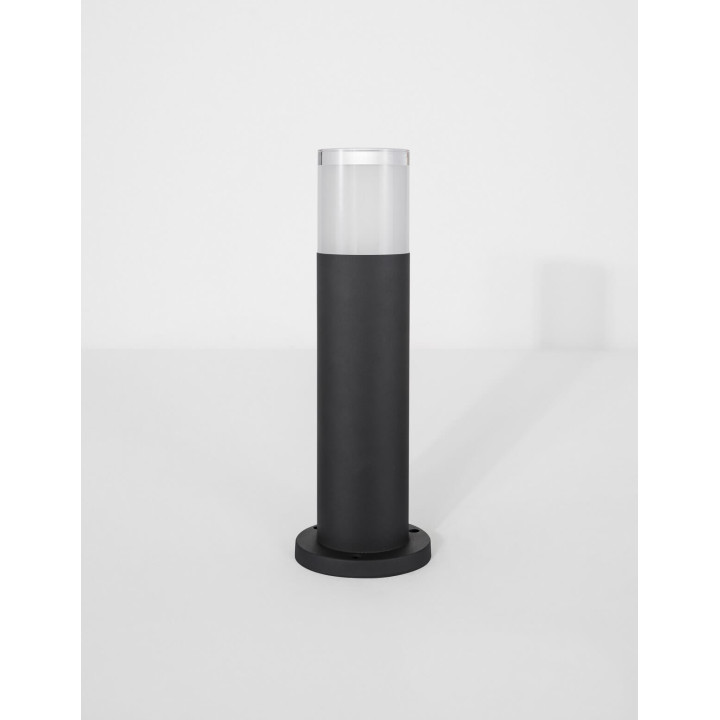LUCES VILLAHERMOSA LE71574/5/6 black LED outdoor bollard 20-40-80cm