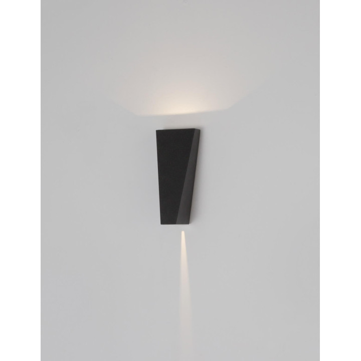 LUCES CANETE LE71589 kinkiet zewnętrzny LED IP65 antracyt 6w up&down