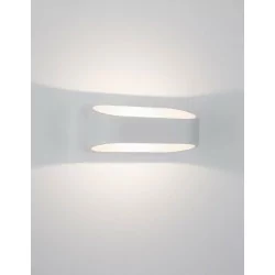 LUCES MOCHIS LE71593 white LED outdoor wall lamp 9W IP54 up/down oval