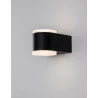 LUCES TAMAULIPAS LE71598 LED outdoor wall lamp IP54 black round 2x4W