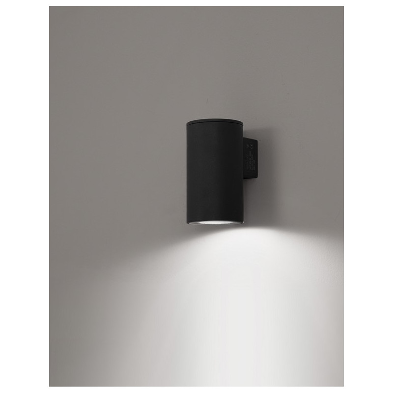 LUCES QUINTANA LE71623 LED outdoor wall lamp IP67  black round 10W