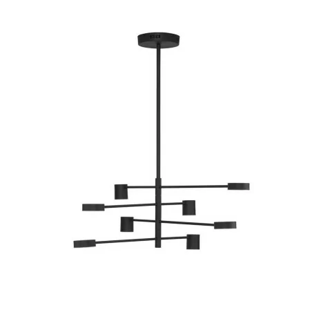 LUCES LE43205 ABEL black ceiling lamp 8x5W LED modern form