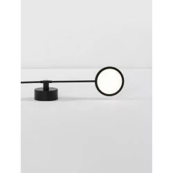 LUCES ABOT LE43209/12 elegant LED wall lamp black, gold-black 100cm