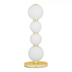 LUCES ADAN LE43216 LED table lamp 10W gold 3 white balls