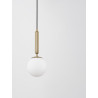 LUCES AGRO LE43222 hanging lamp LED E27 12W gold + white ball