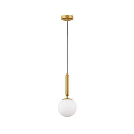 LUCES AGRO LE43222 hanging lamp LED E27 12W gold + white ball