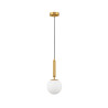 LUCES AGRO LE43222 hanging lamp LED E27 12W gold + white ball