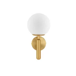 LUCES ADAN LE43224 wall lamp E27 gold, white ball