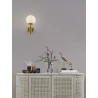 LUCES ADAN LE43224 wall lamp E27 gold, white ball